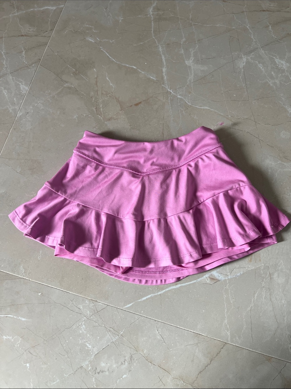 all in motion Pink Tiered Ruffle Skater Skirt
